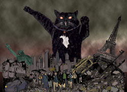 Cat destroys Tokyo